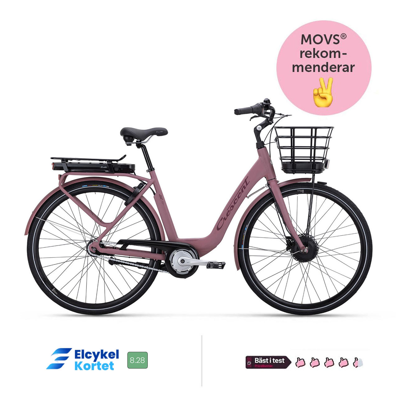 Crescent Elina 7 Vxl 2025 Bordeaux Matt 51cm Elcykel Klassisk 2024 Crescent Elina 7 Vxl 2025 Bordeaux Matt 51cm Elcykel Klassisk 2024