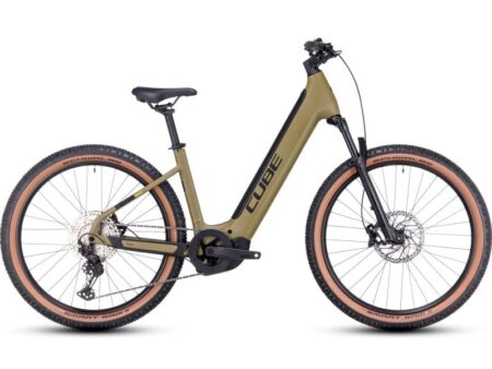 Cube Reaction Hybrid Race 625 27.5" Olive - eMTB - 2023, 16" m. Display