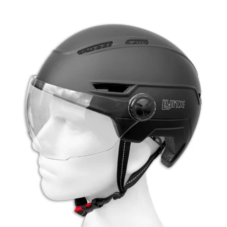 Cykelhjelm Visor Pro, sort, 55-58cm