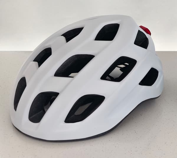 Cykelhjelm voksen med lys hvid M Cykelhjelm voksen med lys hvid M