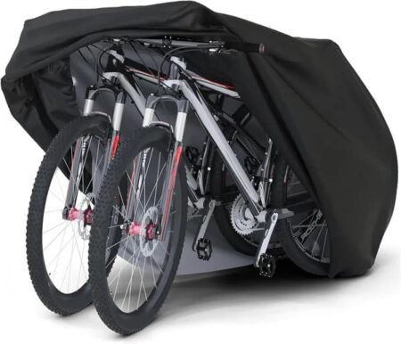 Cykelovertræk til 2 cykler, 210D cykelovertræk, 210*85*110cm