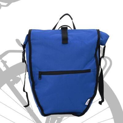 Cykeltaske - blå polyester 32,5 × 17 × 57 cm