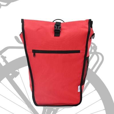 Cykeltaske - rød polyester, 34 × 16 × 59 cm