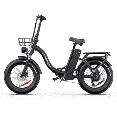DRVETION CT20 Pro Max Folding Electric Fat Bike, 48V 20Ah Samsung Battery, Black