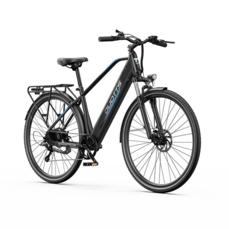 DUOTTS C29 Lite - 36V 13Ah batteri, 65 km rækkevidde, 27,5" dæk, fabriksdirekt 250W elcykel, 25 km/t, skivebremser, Shimano 7-trins