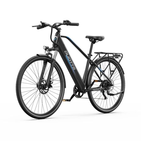 DUOTTS C29 Lite 36V 250W Elektrisk Pendlercykel, 65 km rækkevidde, 7-speed Shimano gear, 27,5" Urban Elcykel til Universitetsstuderende og Bykørsel