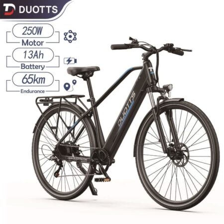 DUOTTS C29 Lite Elcykel 250W Motor 36V 13Ah Batteri 27.5" Dæk Dobbelt Skivebremse City Pendler E-Bike