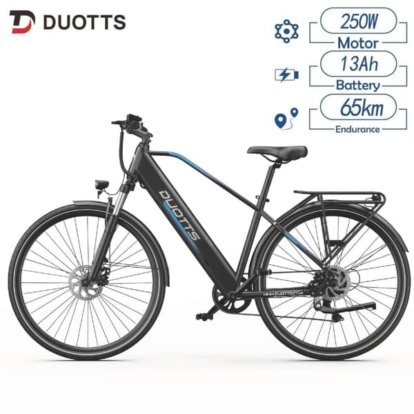 DUOTTS C29Lite elcykel - 36V 15Ah batteri, 250W motor, 65 km rækkevidde, 25 km/t maksimal hastighed DUOTTS C29Lite elcykel - 36V 15Ah batteri, 250W motor, 65 km rækkevidde, 25 km/t maksimal hastighed