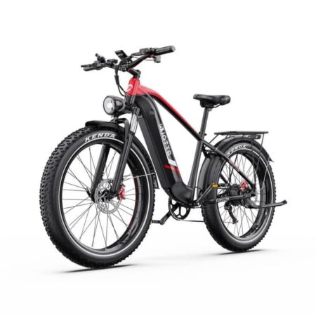 DUOTTS F26 Lite Voksen Elcykel, 250W Motor Elcykel 48V18Ah Batteri 26 Tommer Fedt Dæk, 25 km / t Maks. Hastighed - Sort