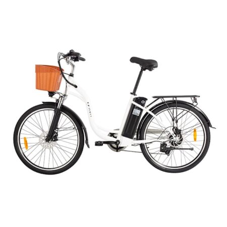 DYU C6 350W Elektrisk Pendlercykel | 80 km maks. rækkevidde & 26" terrængående dæk - 36V 12,5 Ah langdistance urban elcykel