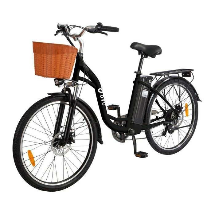 DYU C6 Elcykel til Voksne Motor 250W Batteri 36V12.5AH Dæk 26 Tommer Byelcykel DYU C6 Elcykel til Voksne Motor 250W Batteri 36V12.5AH Dæk 26 Tommer Byelcykel