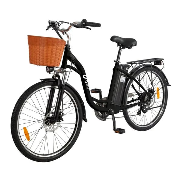 DYU C6 Voksen Elcykel 250W Motor 36V 12,5Ah Batteri, Elcykel 26-Tommers Brede Dæk Bypendler E-Cykel DYU C6 Voksen Elcykel 250W Motor 36V 12,5Ah Batteri, Elcykel 26-Tommers Brede Dæk Bypendler E-Cykel