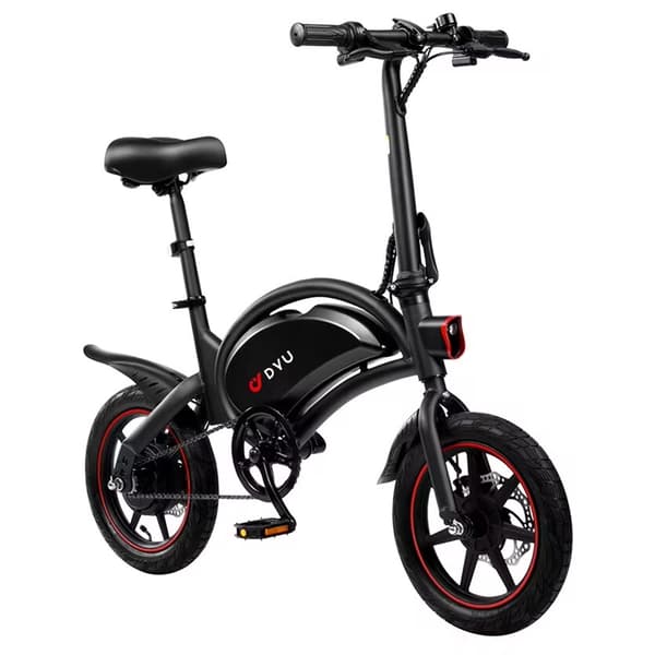 DYU D3F Elcykel 36V 10Ah Lithiumbatteri, 250W, Tomme Dæk, LCD Batteridisplay, Mini Elcykel til Bypendling DYU D3F Elcykel 36V 10Ah Lithiumbatteri, 250W, Tomme Dæk, LCD Batteridisplay, Mini Elcykel til Bypendling