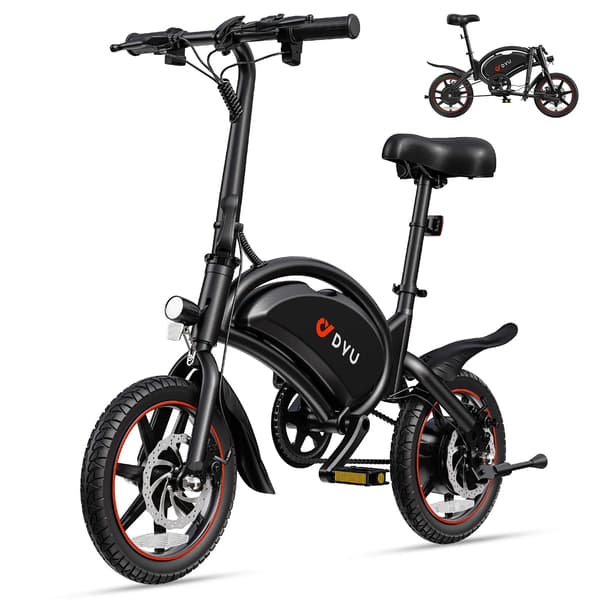DYU D3S Elcykel til voksne 250W motor 36V10Ah batteri Elcykel 14 tommer dæk Bypendling Elcykel DYU D3S Elcykel til voksne 250W motor 36V10Ah batteri Elcykel 14 tommer dæk Bypendling Elcykel