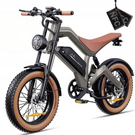 DYU M20 Elcykel - 1000W Motor, 60 km Rækkevidde, 48V 18,2Ah Batteri, Hydrauliske Bremser - Til Bypendling