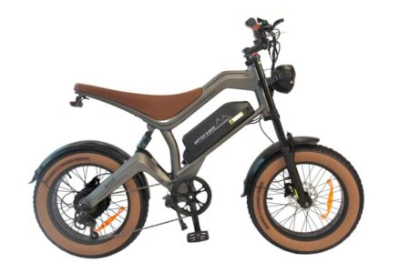 DYU M20 Elcykel til voksne - 1000W effekt, 60 km rækkevidde, 48V 18,2Ah batteri, 4,0-tommer dæk, 7-trins gearkasse - ideel til by- og terrænkørsel.