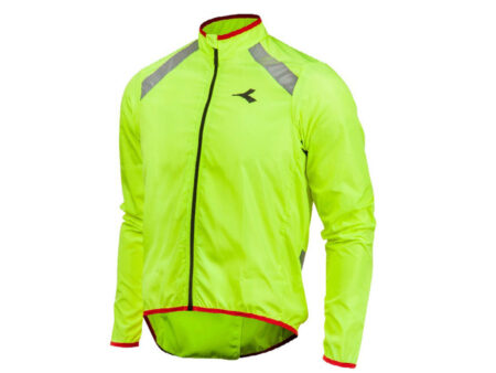 Diadora - Cykeljakke Padova Windbreaker - Str. XL - Yellow fluo