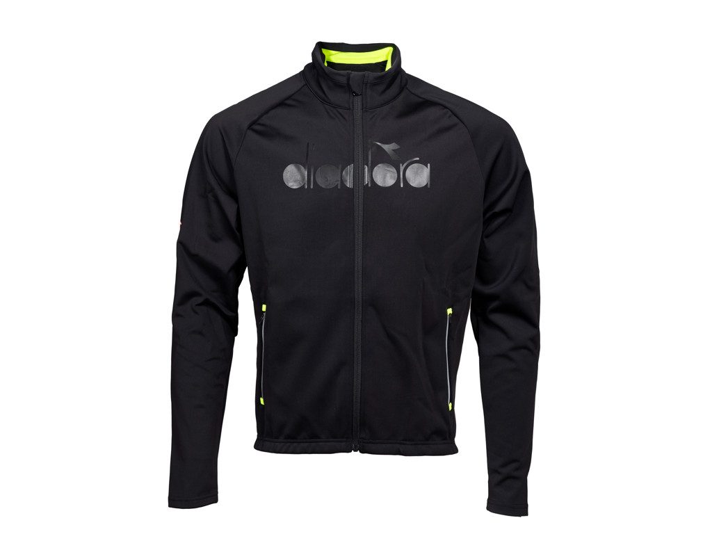 Diadora Firenze cykeltrøje langærmet sort/neon Diadora Firenze cykeltrøje langærmet sort/neon