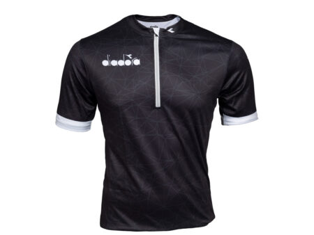 Diadora Valter cykeltrøje kortærmet herre sort/hvid