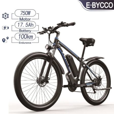 E-BYCCO E8 750W motor 48V17.5AH batteri aftageligt batteri 29 tommer dækforinger EBikes voksen bycykel