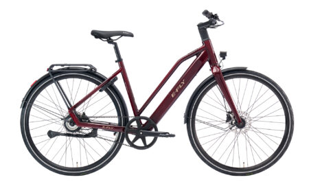 E-FLY Eos Merlot Red Metallic Remtræk Letvægtselcykel-55 cm