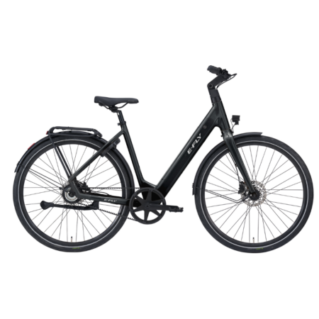 E-FLY Eos Shopping Stardust Black Metallic - Sort - 56 - Cykel
