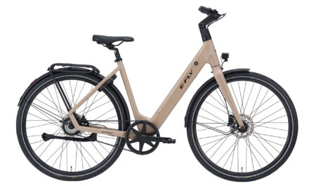 E-FLY Eos Shopping Toffee Brown Remtræk Letvægtselcykel-48 cm