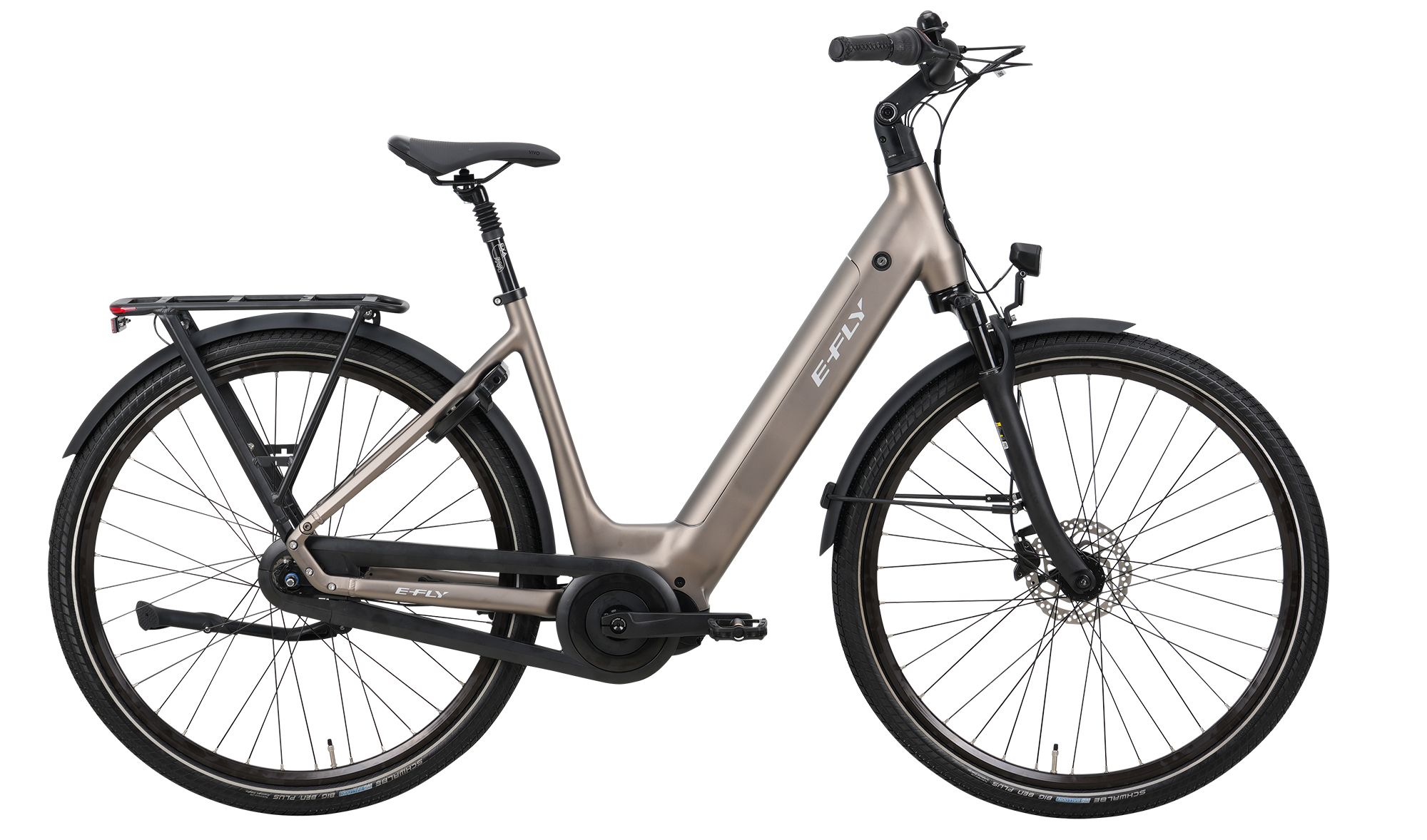 E-FLY Vela Coffee Brown 720 wh batteri-52 cm E-FLY Vela Coffee Brown 720 wh batteri-52 cm