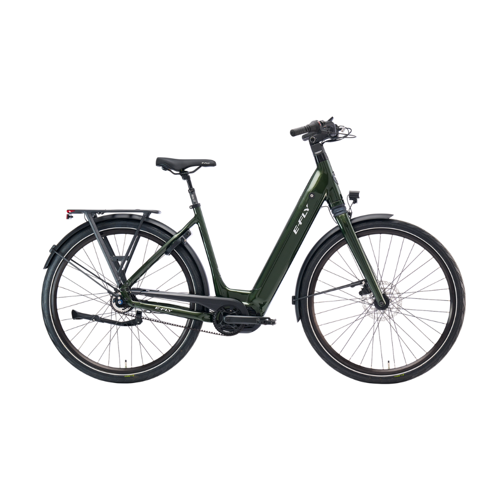 E-FLY Vela5 Classic Green Metallic - 52 - Cykel E-FLY Vela5 Classic Green Metallic - 52 - Cykel