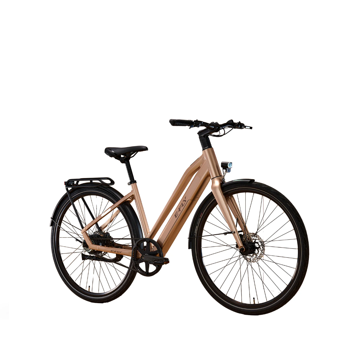E-Fly EOS - Pearl Sand Metallic - Pearl Sand Metallic / 50cm - Cykel E-Fly EOS - Pearl Sand Metallic - Pearl Sand Metallic / 50cm - Cykel
