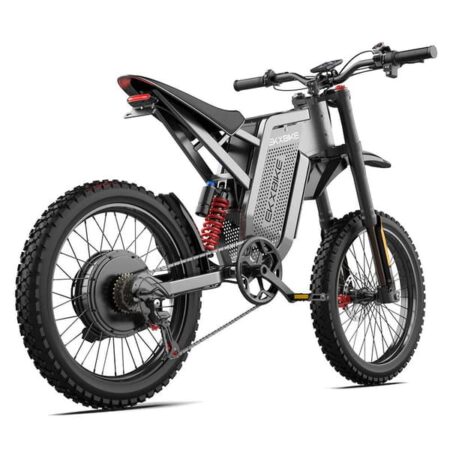 EKX BIKE X21 MAX terrængående elcykel, Shimano 7-gears, hydraulisk bremse, 70/100-19 E-cykel med dæk