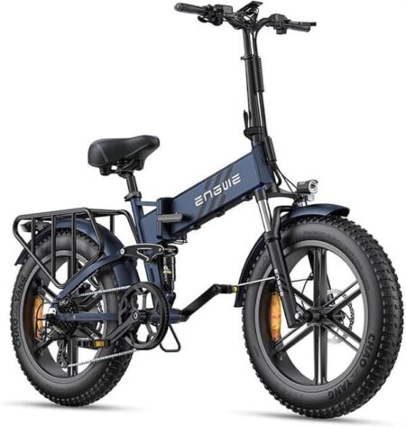 ENGWE E-Bike Motor PRO 2.0 blå Høj Ydeevne 20 Tommer, 52V 16Ah, 49-110 km
