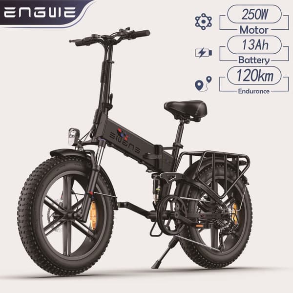 ENGWE ENGINE X Foldbar elcykel 250W 48V13AH Lithiumbatteri Voksen Elcykel 20*4,0 tommer tykt dæk Mountainbike Mountainbike Mountainbike ENGWE ENGINE X Foldbar elcykel 250W 48V13AH Lithiumbatteri Voksen Elcykel 20*4,0 tommer tykt dæk Mountainbike Mountainbike Mountainbike