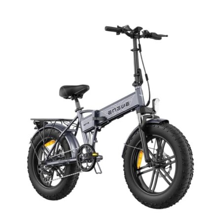 ENGWE EP-2 Boost voksen elcykel, 250W motor, 13Ah batteri, 20'' x 4,0'' fedtdæk, foldbar, 7-trins.