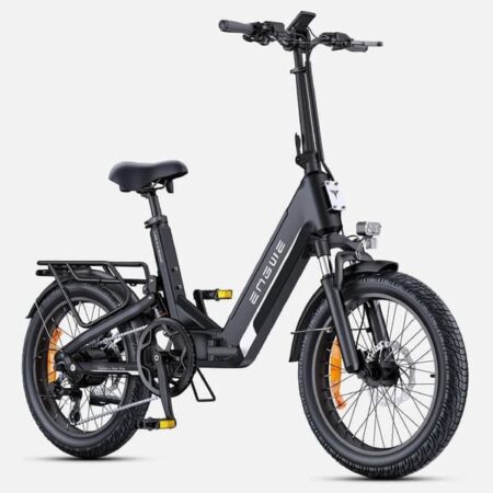 ENGWE L20 3.0 BOOST 48V 13.5Ah batteri, 250W motor, hurtig opladning, 135 km rækkevidde, 20 * 3.0 tommer dæk elektrisk cykel - sort