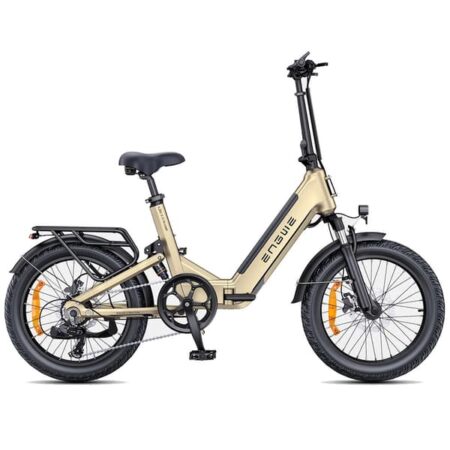 ENGWE L20 3.0 BOOST Elcykel 48V 13,5Ah Batteri, 250W Motor, 135 km Rækkevidde, 20*3,0 Tommer Dæk, Hurtigopladende Elcykel - Guld