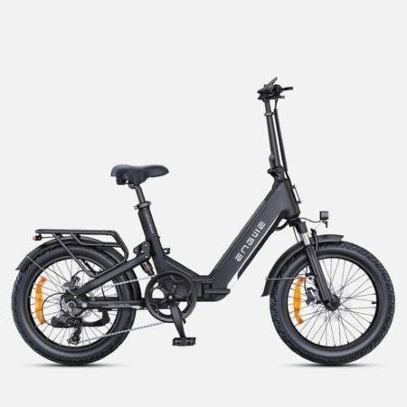 ENGWE L20 3.0 BOOST elcykel 250W motor, 48V 13,5Ah batteri, 20*3,0 tommer dæk, 135 km rækkevidde, hurtigopladning elcykel - sort