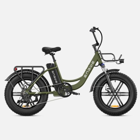 ENGWE L20 Adult Step-Through El-cykel, 250W børsteløs motor, 48V13Ah batteri, 20 x 4,0 fedtdæk, Shimano 7 gear.