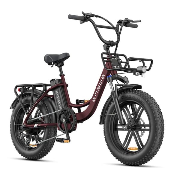 ENGWE L20 Boost Elcykel 250W 75Nm, 48V 13Ah Batteri, Op til 126 km Rækkevidde, 20×4,0" Dæk til By & Eventyr ENGWE L20 Boost Elcykel 250W 75Nm, 48V 13Ah Batteri, Op til 126 km Rækkevidde, 20×4,0" Dæk til By & Eventyr