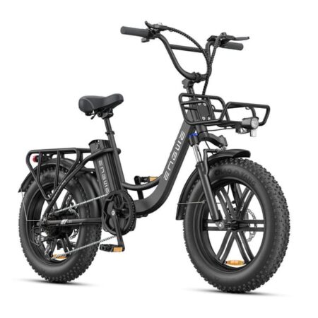 ENGWE L20 Boost Elcykel til Voksne, Op til 126 km Rækkevidde, Lav Indstigning, 250W Motor, 20×4.0 Fat Tire-dæk, Perfekt til Pendling og Hverdagsbrug