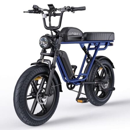 ENGWE M1 elcykel, 65Nm stærkt drejningsmoment, 250W motor, 7-trins - 90KM/170KM rækkevidde, 48V 15.6Ah/26Ah & 20×4.0" dæk til terrænkørsel
