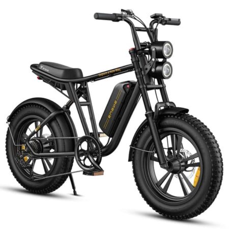 ENGWE M20 elcykel: 250W børsteløs motor (55Nm), 48V 13Ah/26Ah batteri (75KM rækkevidde), 20×4.0" dæk og 25KM/t