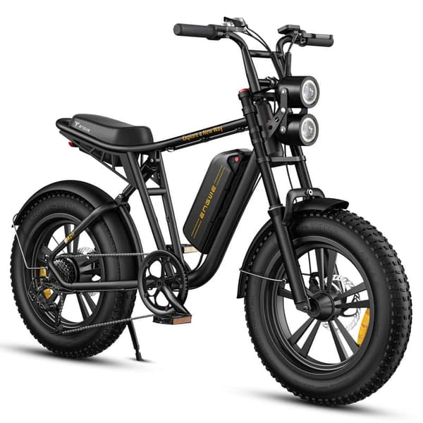 ENGWE M20 elcykel: 250W børsteløs motor (55Nm), 48V 13Ah/26Ah batteri (75KM rækkevidde), 20×4.0" dæk og 25KM/t ENGWE M20 elcykel: 250W børsteløs motor (55Nm), 48V 13Ah/26Ah batteri (75KM rækkevidde), 20×4.0" dæk og 25KM/t