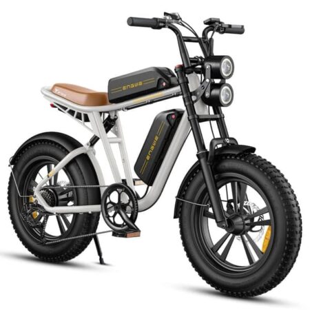 ENGWE M20 elcykel: 250W børsteløs motor (55Nm), 48V 13Ah/26Ah batteri (75KM rækkevidde), 20×4.0" dæk og 25KM/t