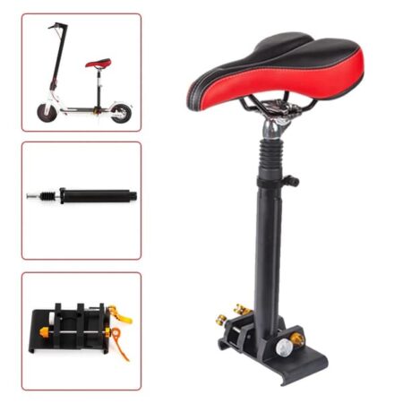 El-scooter sæde, justerbar højde 40-60 cm, komfortabel PU-sadel, nem installation