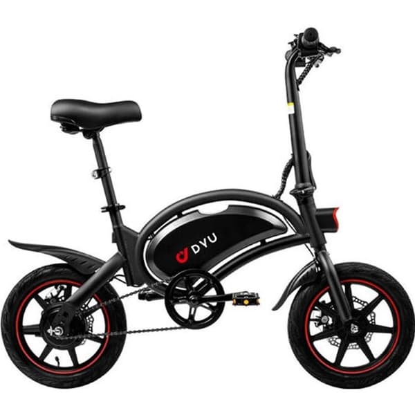 Elcykel - DYU - D3F - 14 Tommer - Motor 250W - Rækkevidde 40KM - Skivebremser Elcykel - DYU - D3F - 14 Tommer - Motor 250W - Rækkevidde 40KM - Skivebremser