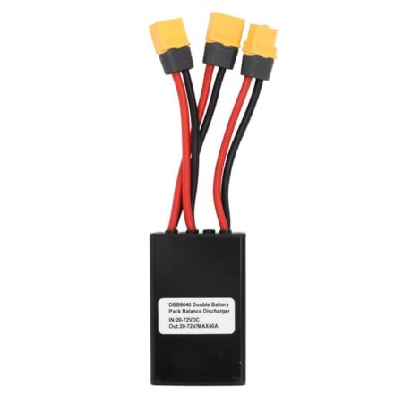 Elcykel Dobbelt Batteri Afladningskonverter Dobbelt Batteri Parallel Modul Adapter 20V-72V 40A