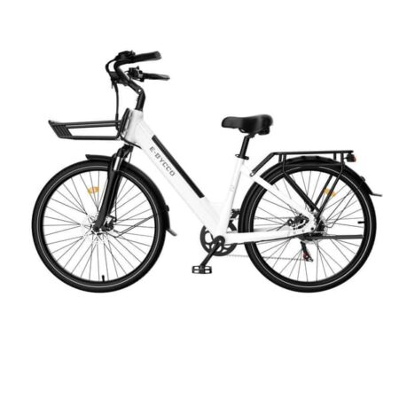 Elcykel EBYCCO V1 500W motor 36V15.6AH Batteri 28 tommer dæk Elcykel Ski Bycykel Whitev Bremse