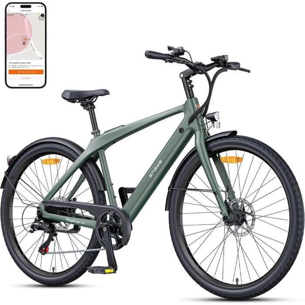 Elcykel - ENGWE - N1 Air - Carbonramme 15,6 kg - Motor 250W (40 Nm) - Batteri 36V 10Ah (100 km) Elcykel - ENGWE - N1 Air - Carbonramme 15,6 kg - Motor 250W (40 Nm) - Batteri 36V 10Ah (100 km)