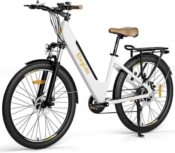 Elcykel - Eleglide - T1 Step-Thru - 27,5 tommer - 36 V 13 Ah - Rækkevidde 100 km Elcykel - Eleglide - T1 Step-Thru - 27,5 tommer - 36 V 13 Ah - Rækkevidde 100 km